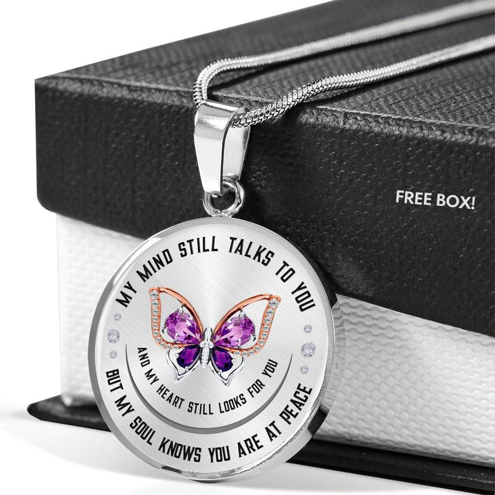 KEEPSAKE Butterfly Necklace  | CIRCLE | - CartEpic