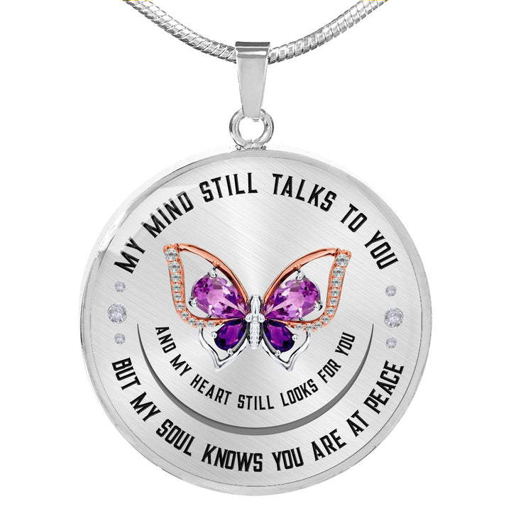 KEEPSAKE Butterfly Necklace  | CIRCLE | - CartEpic
