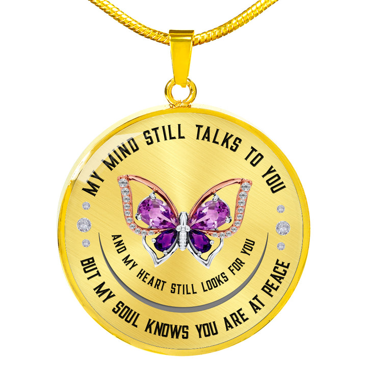 KEEPSAKE Butterfly Necklace  | CIRCLE | - CartEpic
