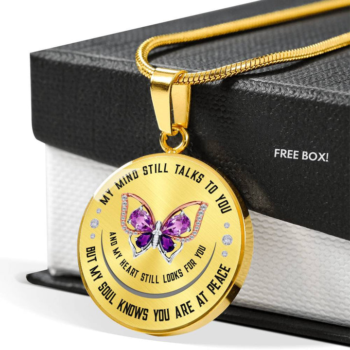 KEEPSAKE Butterfly Necklace  | CIRCLE | - CartEpic